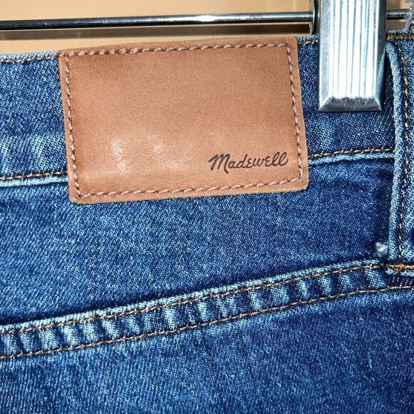 Madewell Women’s Size 27 Distressed 10” High Riser Demi Boot Denim Jeans - Picture 5 of 8